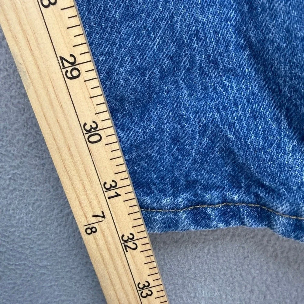 Carhartt Denim Jeans B170 DST Mens 36x32 (FIT 34x32) Blue Workwear Made in USA